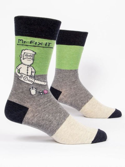 Mr.Fix It Men's-Crew Socks