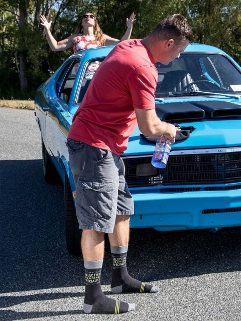 Image of Selective Hearing Men's-Crew Socks