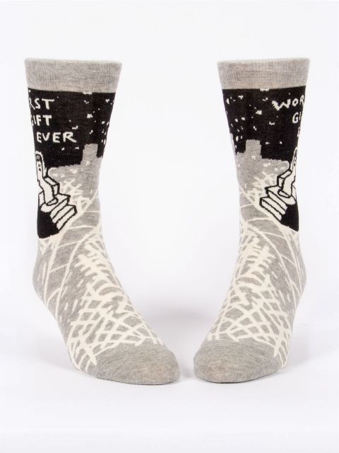 Image of Worst Gift Ever Men's-Crew Socks