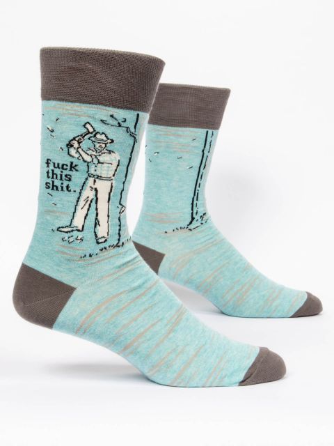 Fuck This Shit Men's-Crew Socks