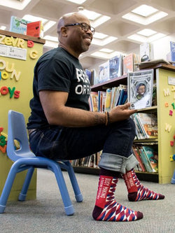 Image of Busy Making A Fucking Diffrence Men's-Crew Socks