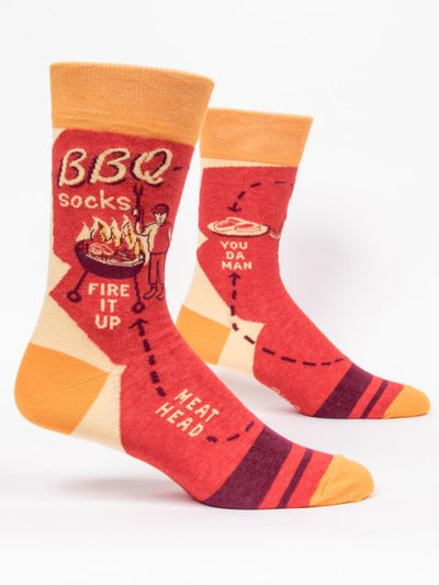 BBQ Men's-Crew Socks
