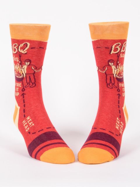 Image of BBQ Men's-Crew Socks