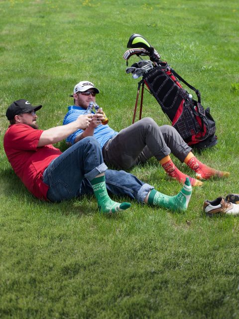 Image of BBQ Men's-Crew Socks