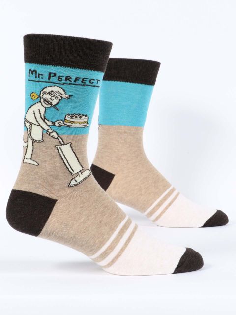Image of Mr. Perfect  Men's-Crew Socks