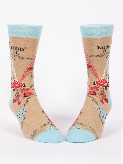 Killin' It Men's-Crew Socks