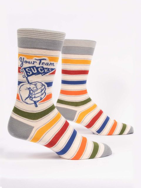 Image of Your Team Sucks Men's-Crew Socks