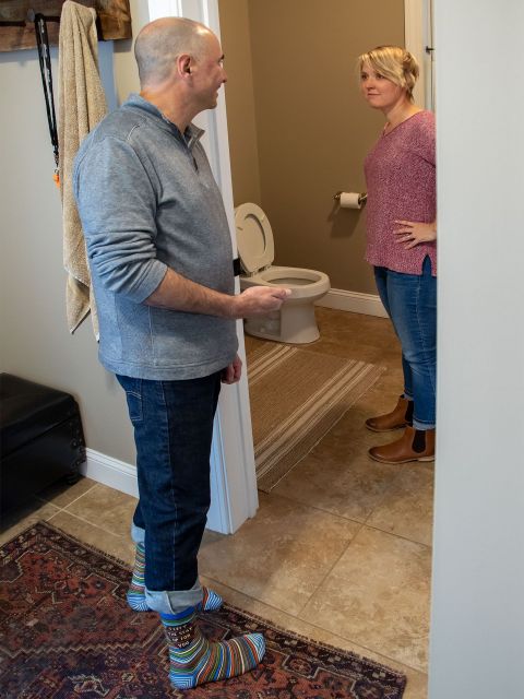 Image of I Left The Seat Up For Your  Men's-Crew Socks