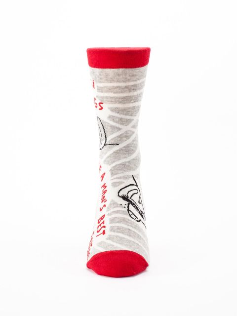 Image of Chilidogs Are A Man's Men's-Crew Socks