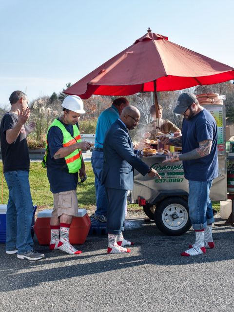 Image of Chilidogs Are A Man's Men's-Crew Socks