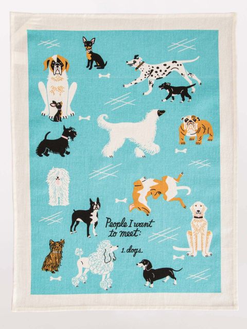Image of People I Want To Meet: Dogs Dish Towel