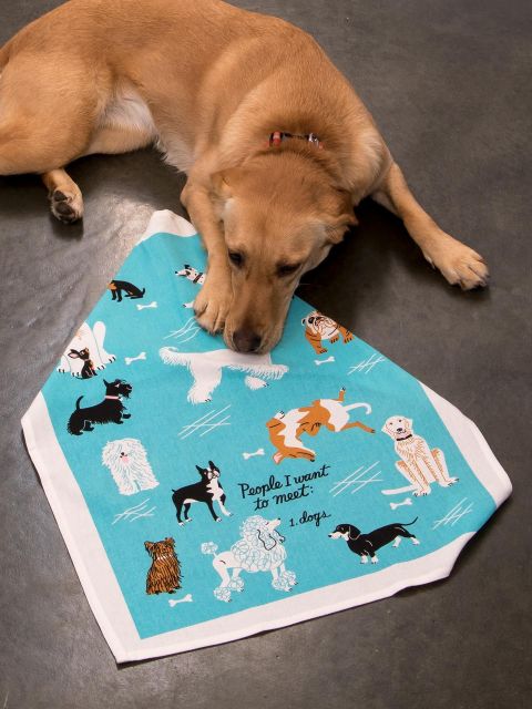 People I Want To Meet: Dogs Dish Towel