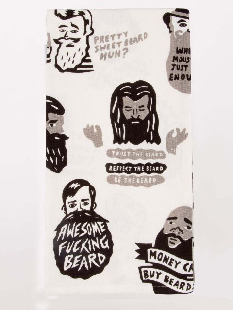 Image of Awesome Fucking Beard Dish Towel