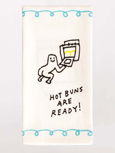 Image of Hot Buns Are Ready Dish Towel
