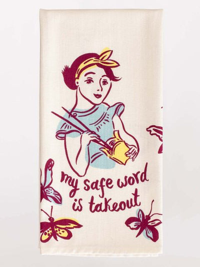 My Safe Word Is Takeout Dish Towel