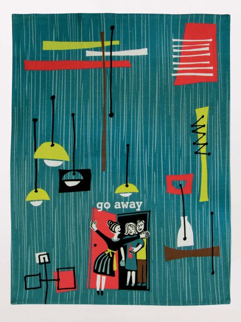 Image of Go Away Dish Towel