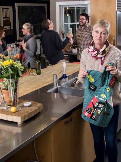 Image of Go Away Dish Towel