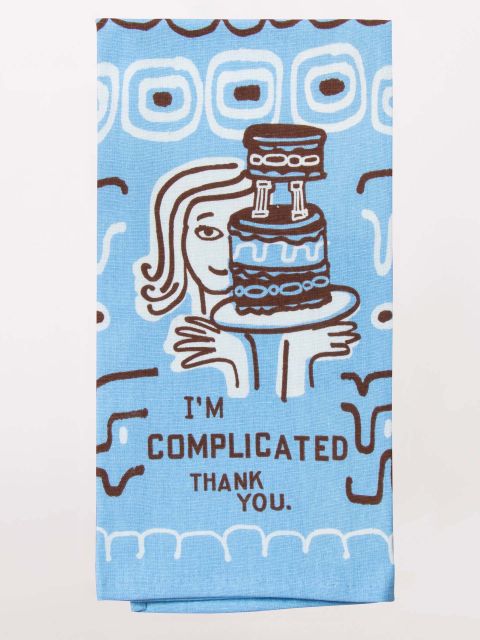 Image of I'm Complicated. Thank You Dish Towel