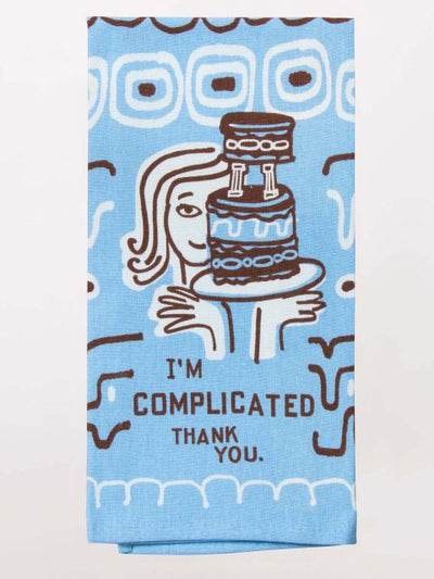 I'm Complicated. Thank You Dish Towel
