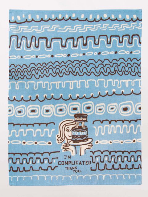 Image of I'm Complicated. Thank You Dish Towel