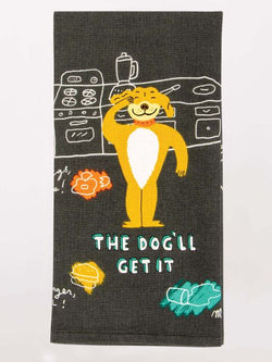 Image of The Dog'll Get It Dish Towel