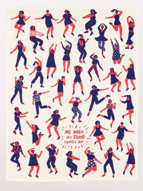 Image of When My Favourite Song Comes On Dish Towel