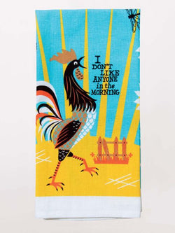 Image of I Don't Like Anyone In The Morning Dish Towel