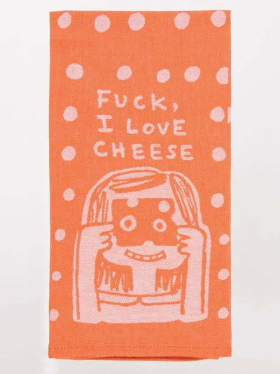 Fuck,I love Cheese Woven Dish Towels