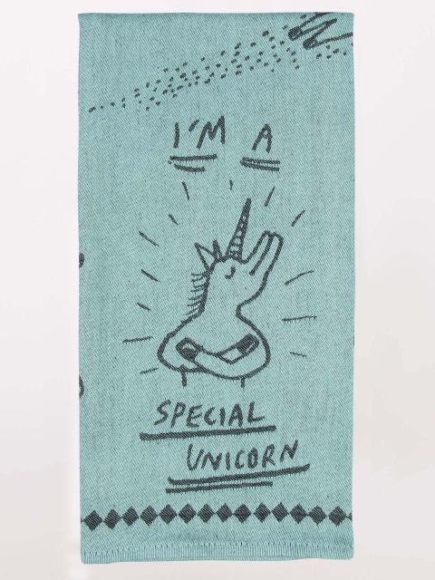 I'm A Speacial Unicorn Woven Dish Towels