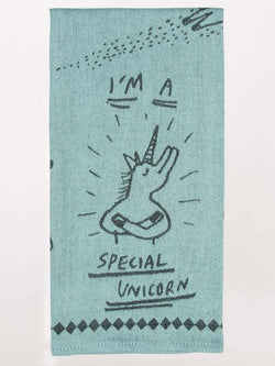 Image of I'm A Speacial Unicorn Woven Dish Towels