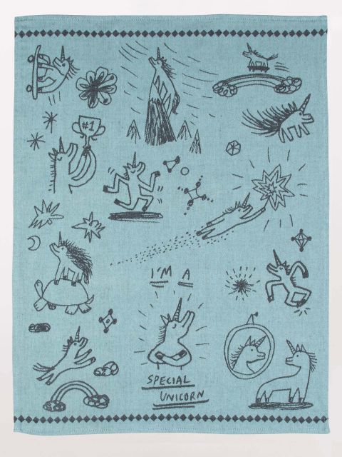 Image of I'm A Speacial Unicorn Woven Dish Towels
