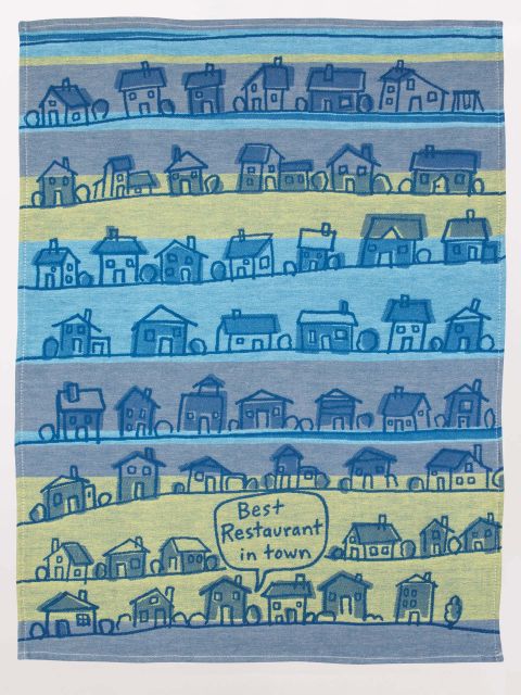 Image of Best Restaurant In Town Woven Dish Towels