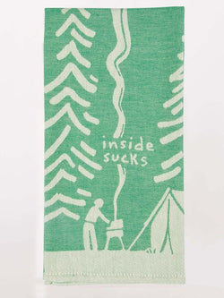 Image of Inside Sucks Woven Dish Towels