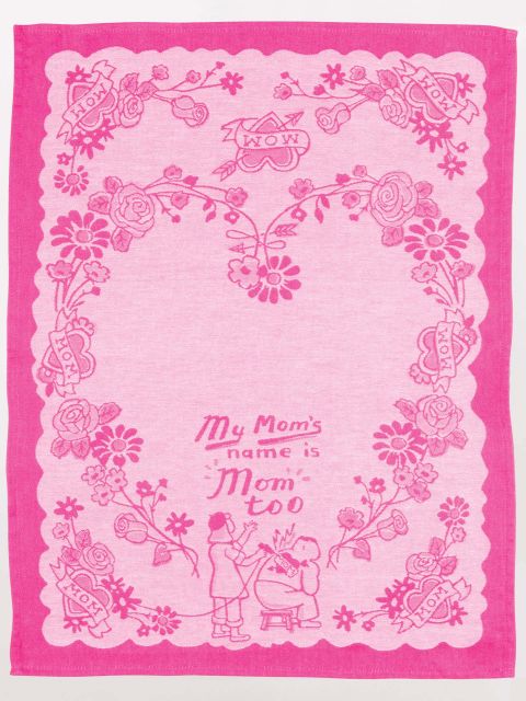 My Mom's Name Is Mom Too Woven Dish Towels