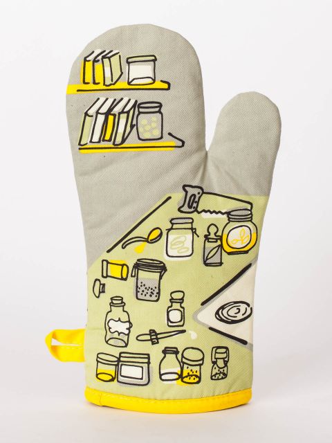 Dropping' A Recipe On Your Ass Oven Mitt
