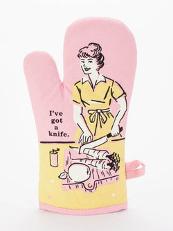 Image of I've Got A Knife Oven Mitt