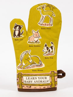 Image of Learn Your Baby Animals Oven Mitt