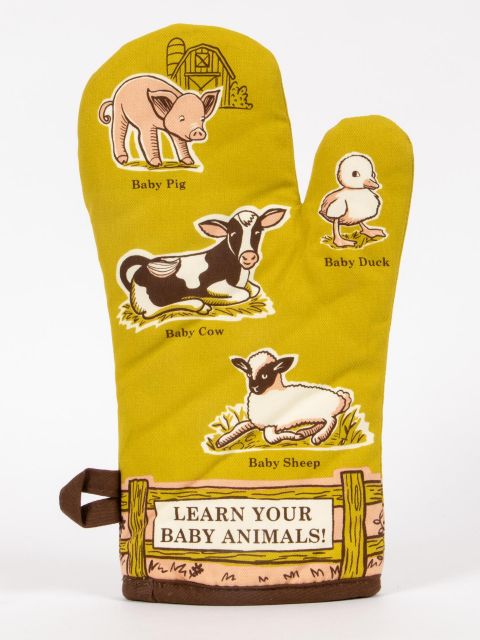 Learn Your Baby Animals Oven Mitt