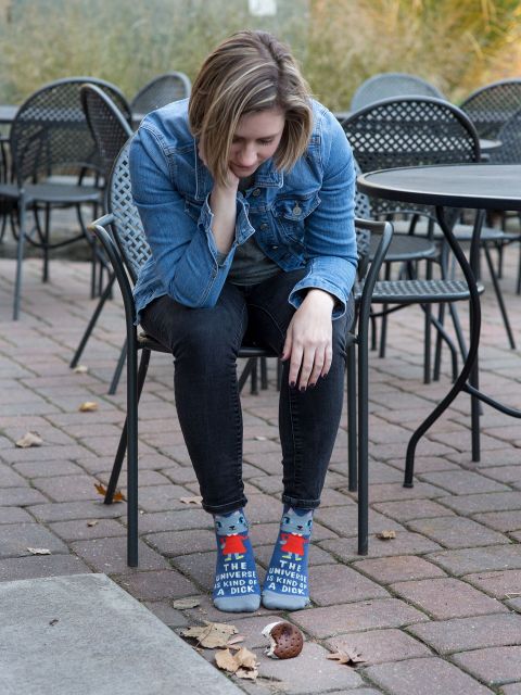 Image of The Universe Is A Kind Of A Dick W-Ankle Socks