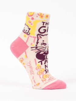 Image of The Girl Takes No Shit W-Ankle Socks