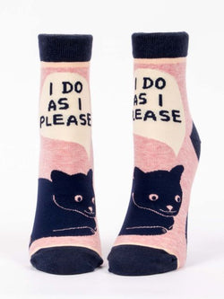 Image of I Do As I Please W-Ankle Socks