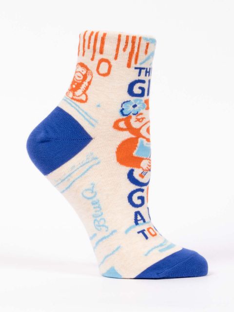 This Girl's Got A Lot To Say W-Ankle Socks