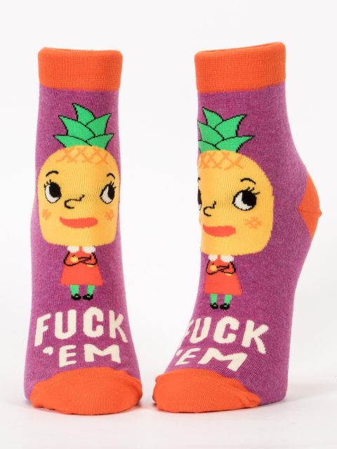 Fuck' Em W-Ankle Socks