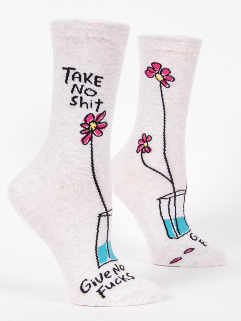 Image of Take No Shit Give No Fucks W-Crew Socks