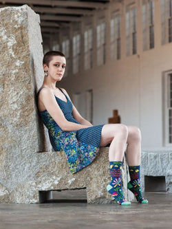 Image of I'm A Delicate Fucking Flower W-Crew Socks
