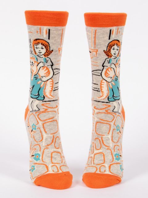 Image of My Cat Is Cool As Fuck W-Crew Socks