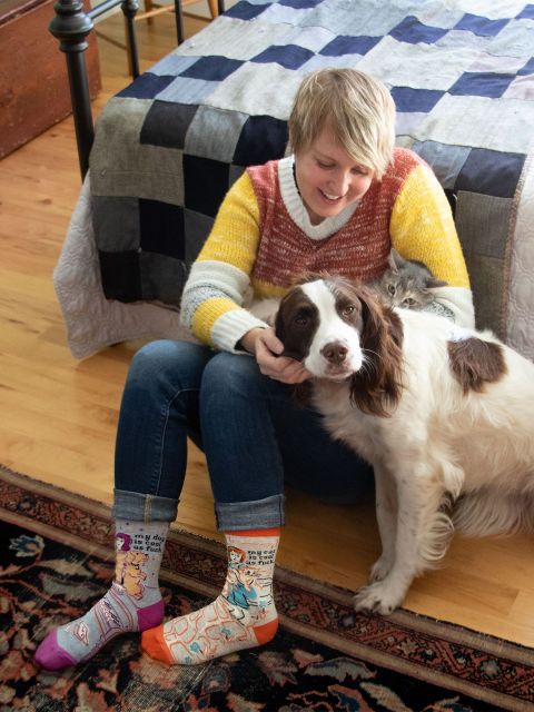 Image of My Cat Is Cool As Fuck W-Crew Socks