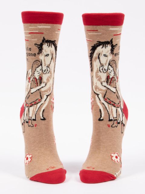 I Hate Everyone Too W-Crew Socks