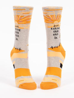 Image of Just Taking This Shit In W-Crew Socks