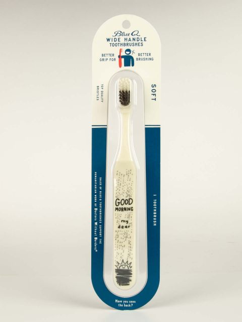 BlueQ "Good Morning My Dear. Sleep My Love." Toothbrush